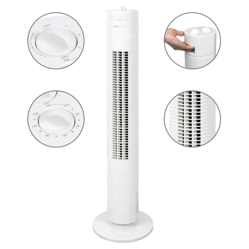 Колонный напольный вентилятор Clatronic TVL 3770 White